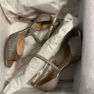 Jimmy Choo Emsy Glitter Sandal